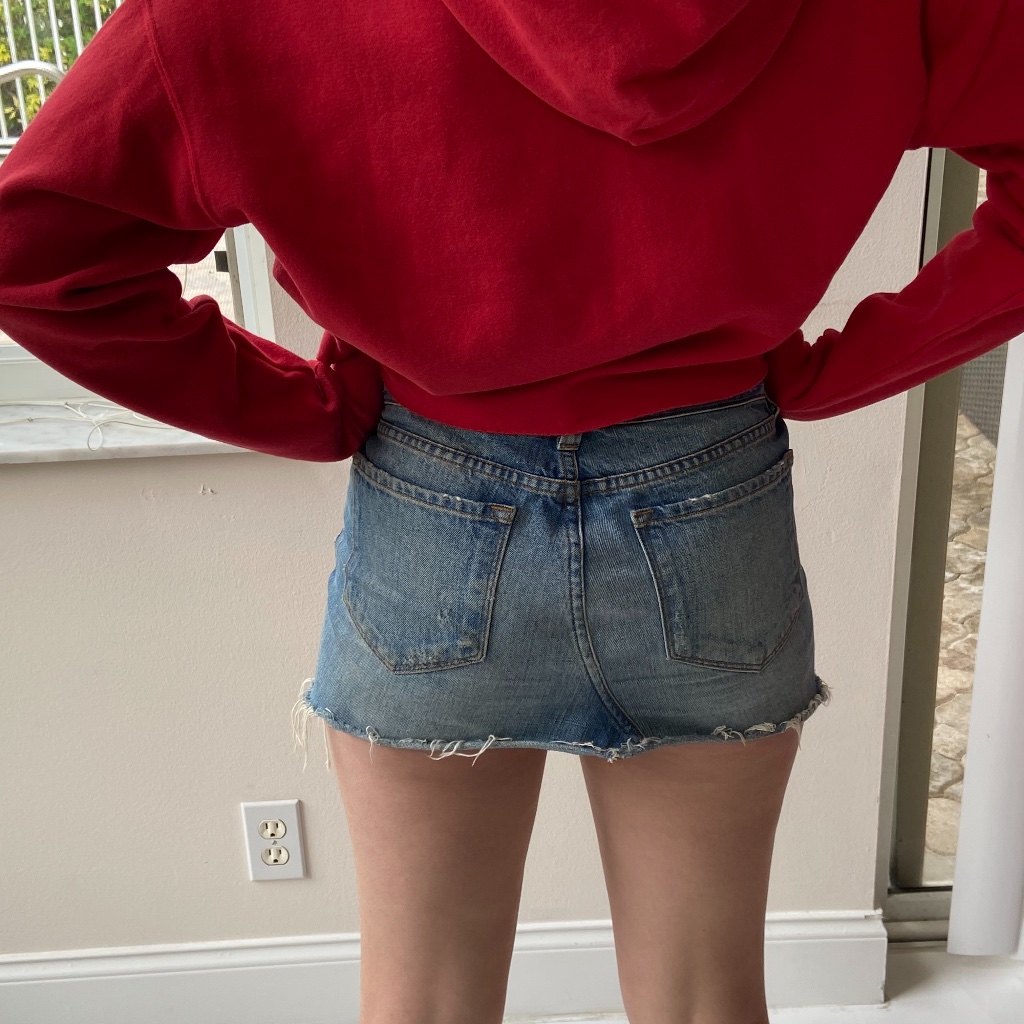 Vintage High End J Brand Denim Skirt